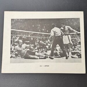 Vintage Muhammad Ali vs Chuck Wepner Boxing Photo – Historic Fight‎ Collectible